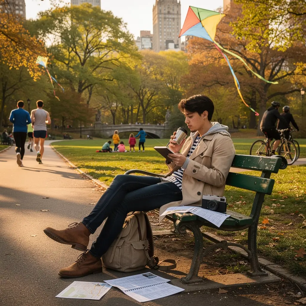 Widok na sceniczną trasę z punktu widokowego, pokazujący piękno amerykańskiej natury.